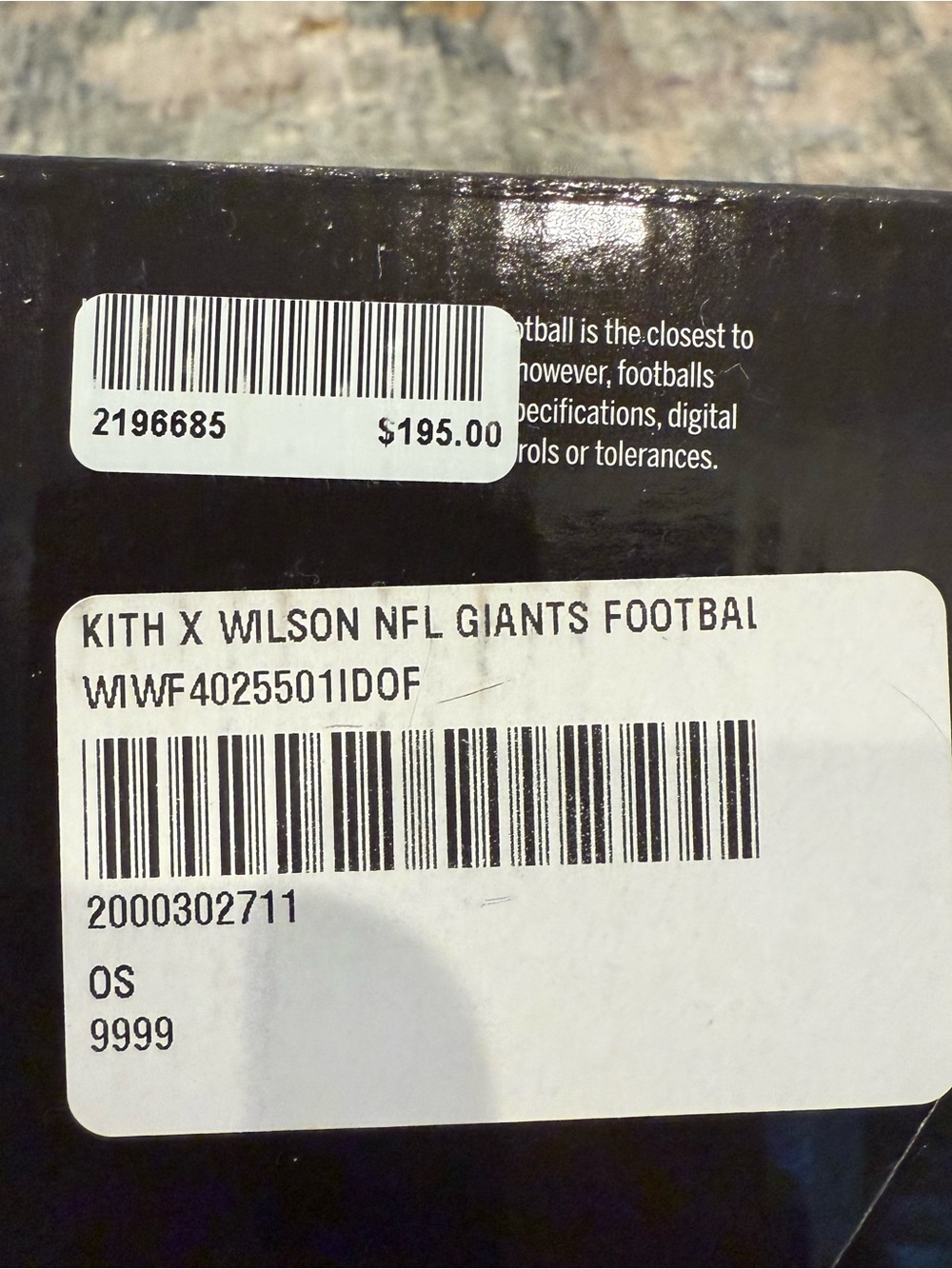 NIB Kith x Wilson Football - Picture 5 of 6